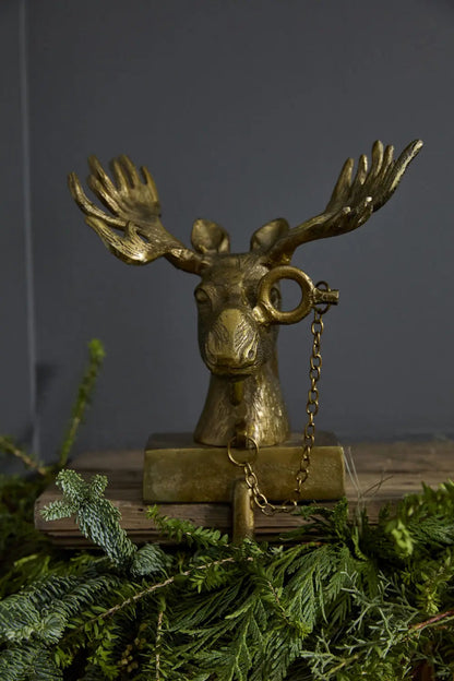 Yulemere Bronzed Aluminum Stocking Holders detail view 20
