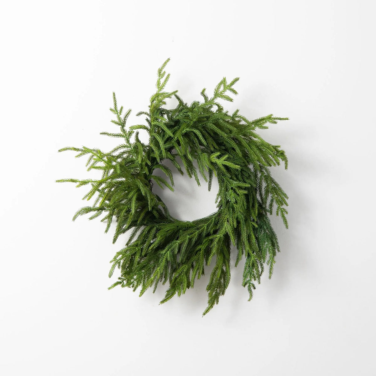 Yulemere Real Touch Norfolk Pine Christmas Wreath detail view 8