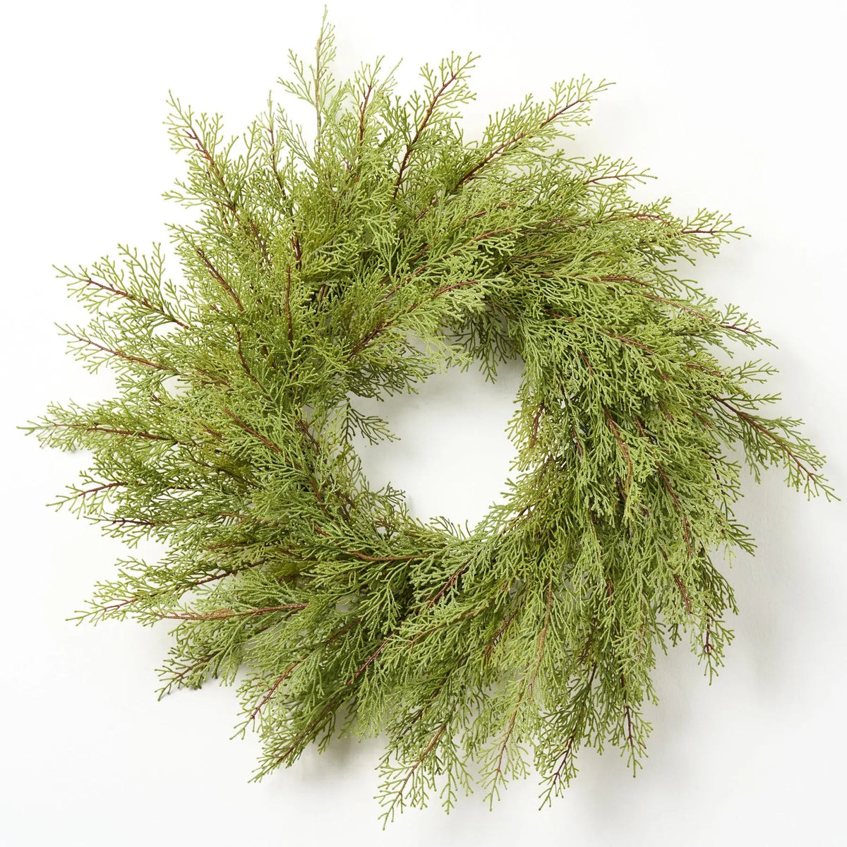 Yulemere Real Touch Cedar Front Door Christmas Wreath 26 Inch detail view 3