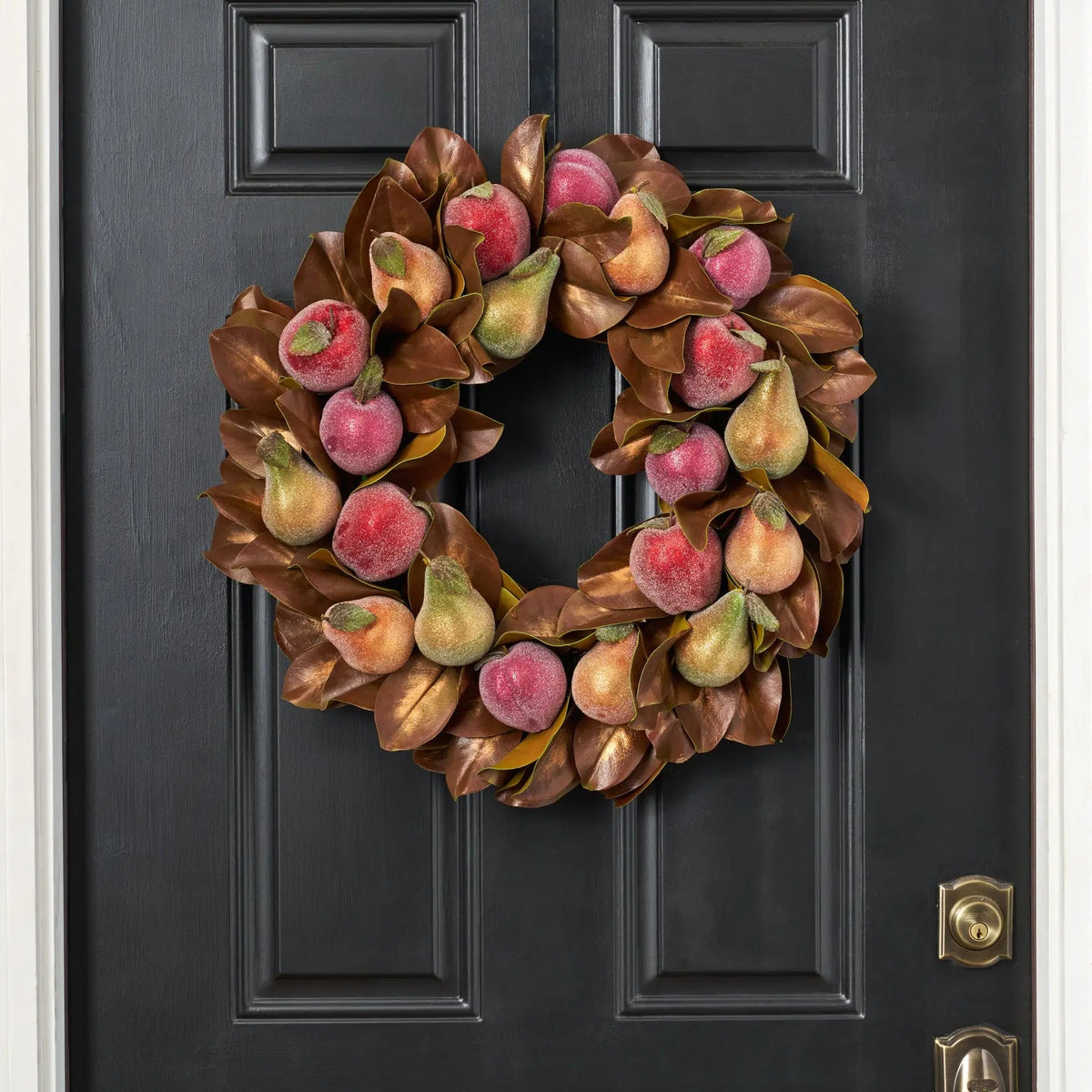Yulemere Mixed Sugared Fruit Christmas Wreath overall view
