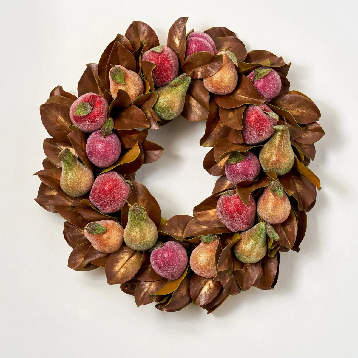 Yulemere Mixed Sugared Fruit Christmas Wreath detail view 2