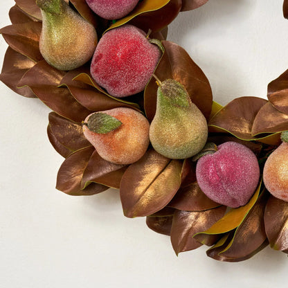 Yulemere Mixed Sugared Fruit Christmas Wreath detail view 3