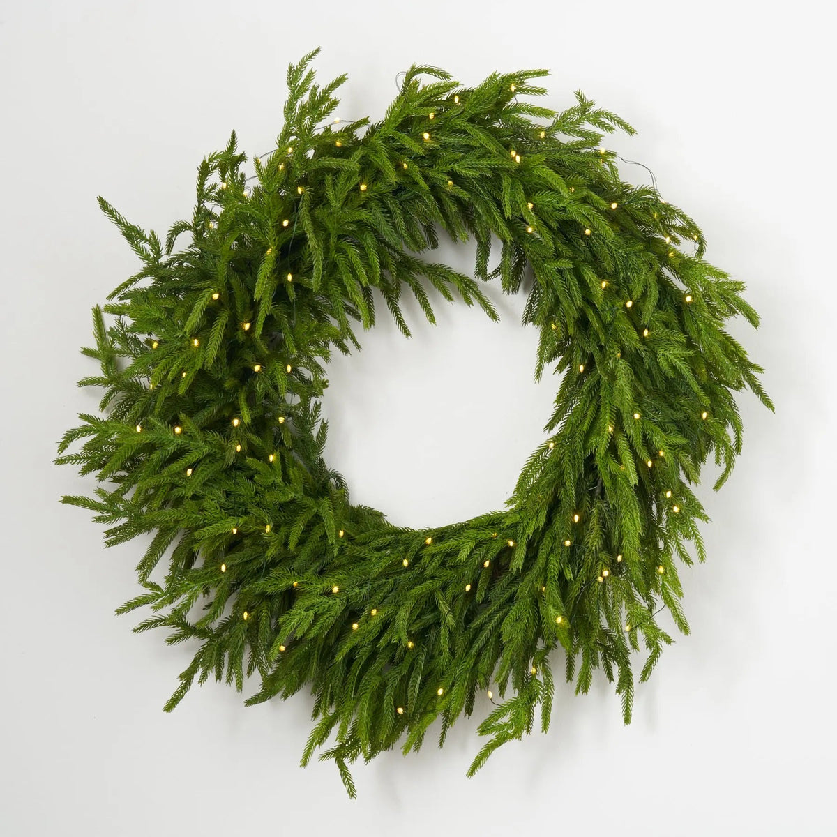 Yulemere Dual Pre Lit Multicolored Christmas Wreath detail view 2