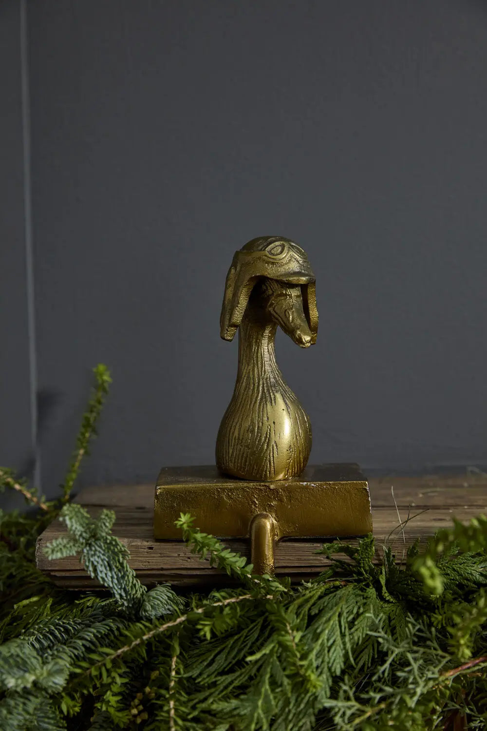 Yulemere Bronzed Aluminum Stocking Holders detail view 18