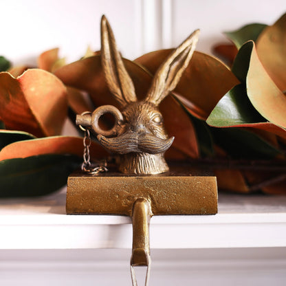Yulemere Bronzed Aluminum Stocking Holders detail view 4
