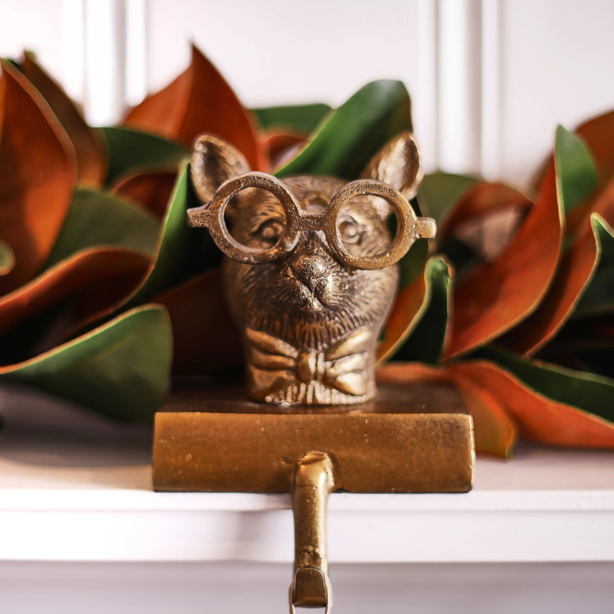 Yulemere Bronzed Aluminum Stocking Holders detail view 6