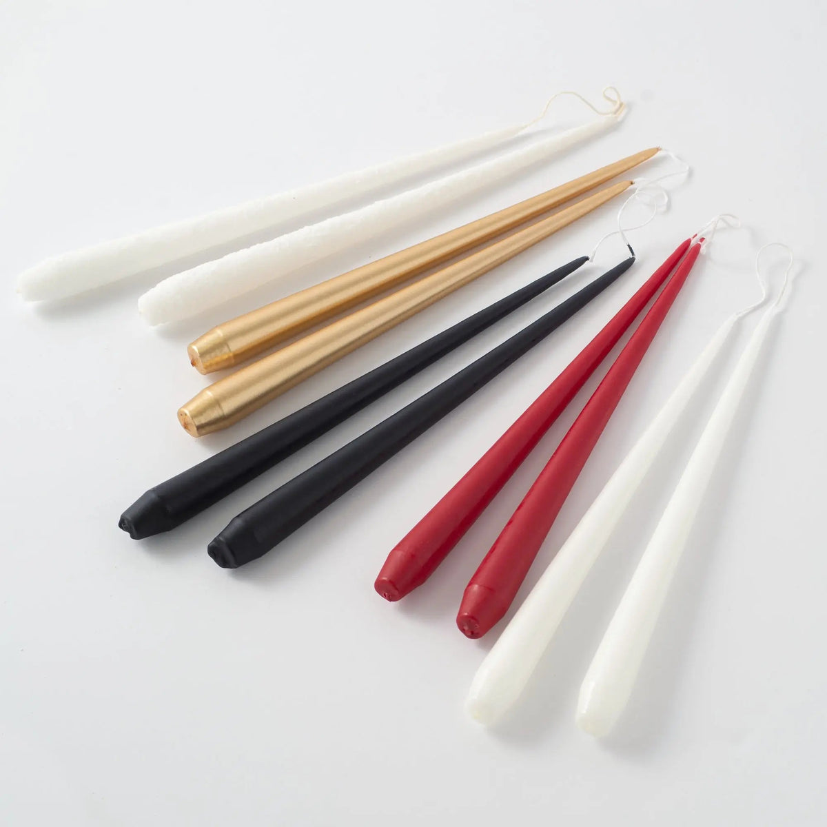Yulemere Hand Dipped Skinny Taper Wax Candle detail view 2