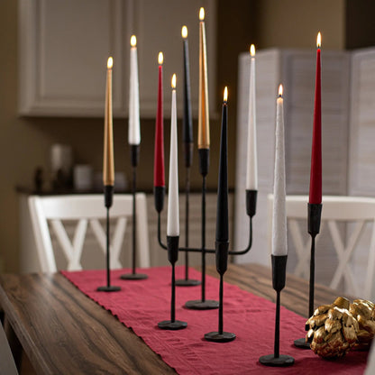 Yulemere Hand Dipped Skinny Taper Wax Candle detail view 4