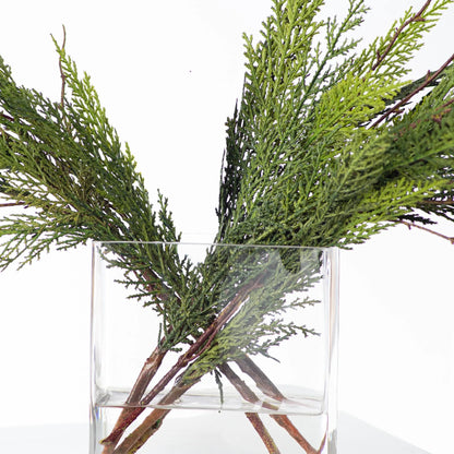 Yulemere Real Touch Cedar Branches Christmas Winter Stem detail view 3