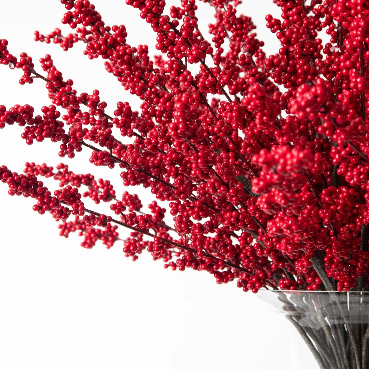 Yulemere Christmas Red Ilex Berry Branch detail view 2