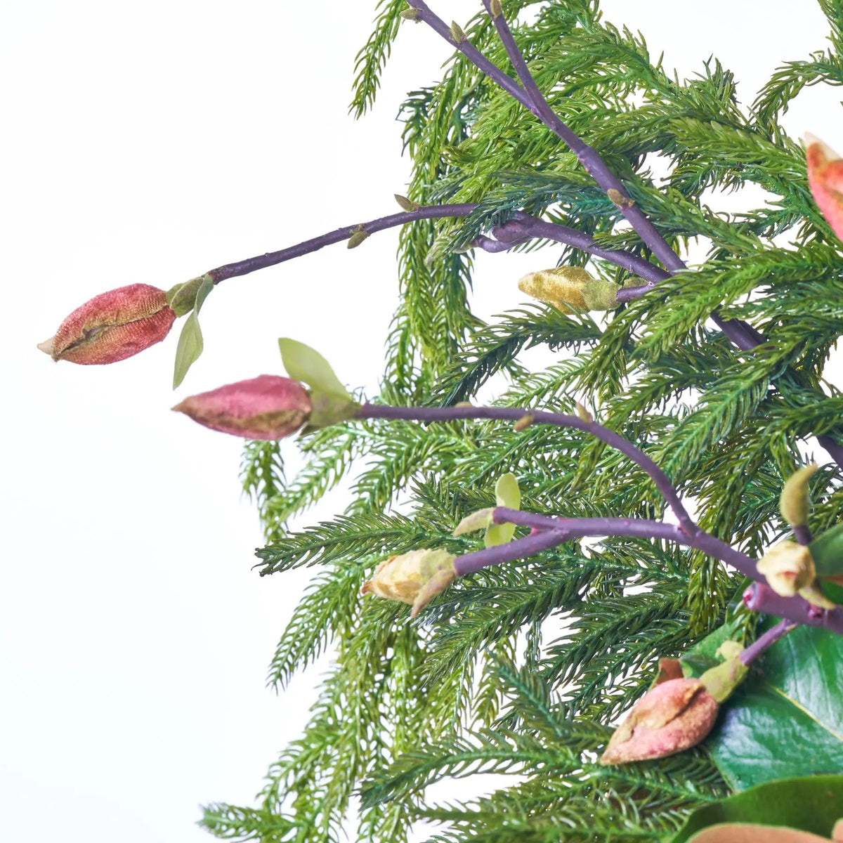 Yulemere Real Touch Norfolk Pine Holiday Stem detail view 2