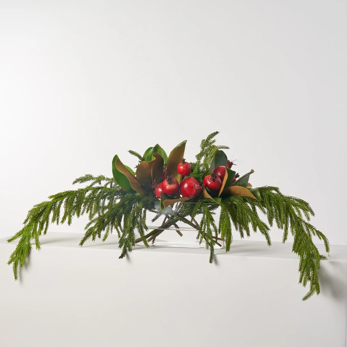 Yulemere Lifelike Red Pomegranate Real Touch Holiday Centerpiece detail view 3