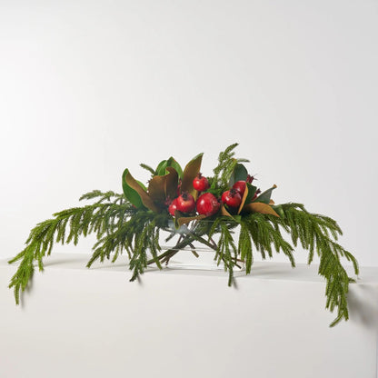 Yulemere Lifelike Red Pomegranate Real Touch Holiday Centerpiece detail view 3