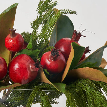 Yulemere Lifelike Red Pomegranate Real Touch Holiday Centerpiece detail view 2