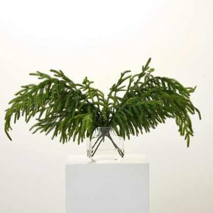 Yulemere Real Touch Draped Norfolk Stems overall view