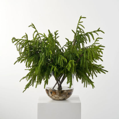 Yulemere Real Touch Large Draped Norfolk Branches detail view 3