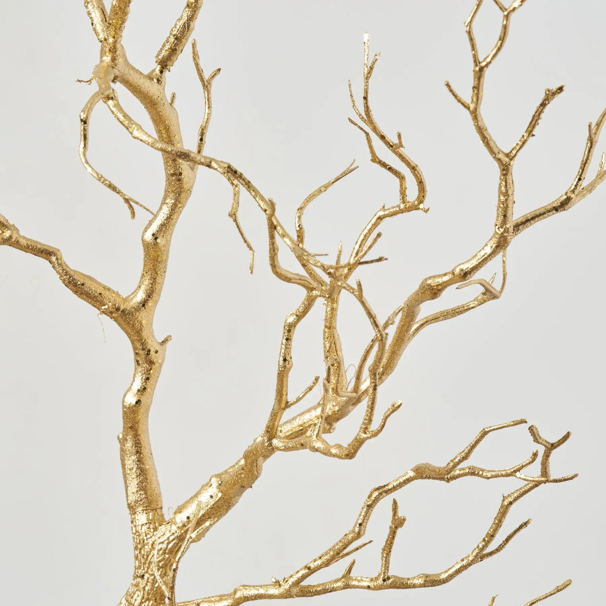 Yulemere Faux Gold Sparkle Manzanita Branches detail view 2