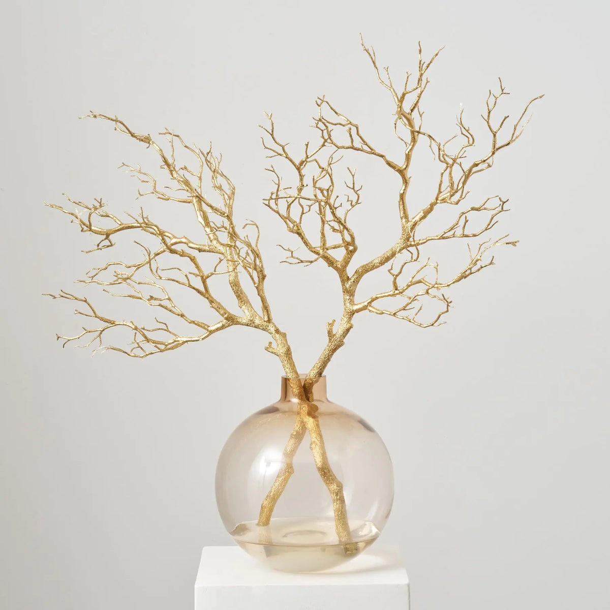 Yulemere Faux Gold Sparkle Manzanita Branches detail view 3
