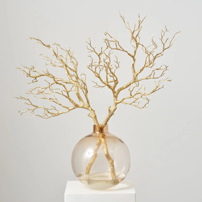 Yulemere Faux Gold Sparkle Manzanita Branches detail view 3