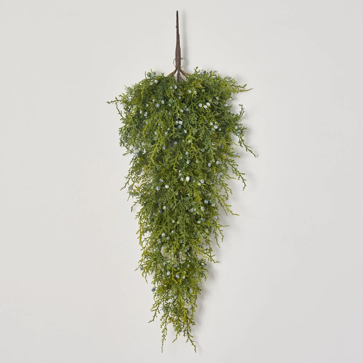 Yulemere Seeding Winter Juniper Berry Greenery Classic Christmas Swag overall view