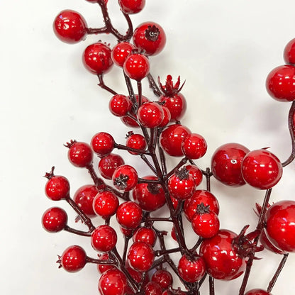 Yulemere Waterproof Red Mixed Berry Crabapple Winter Spray detail view 2