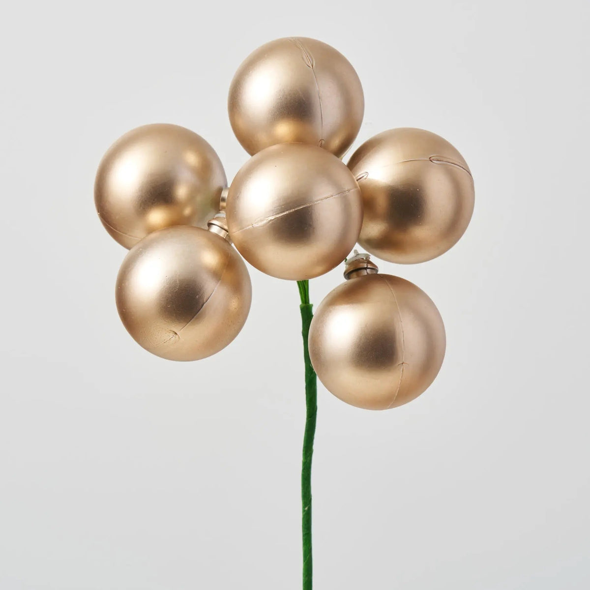 Yulemere Matte Antique Copper VP Ball Ornament Pick 8 Inch overall view