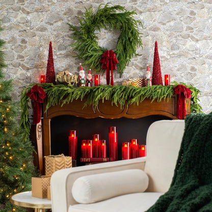 Yulemere Real Touch Norfolk Pine Christmas Garland detail view 3
