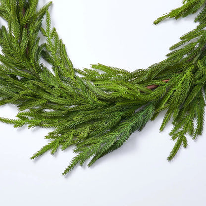 Yulemere Real Touch Norfolk Pine Christmas Garland detail view 4