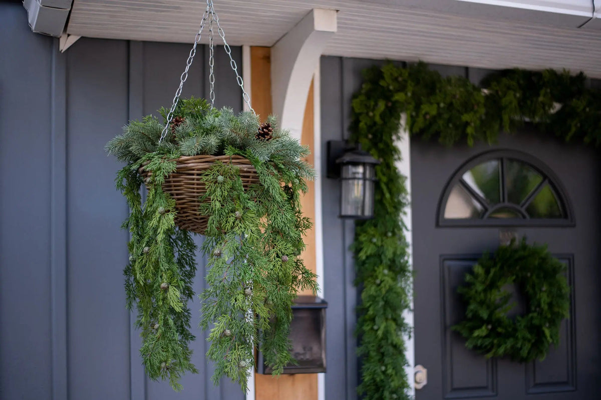 Yulemere Real Touch Seeding Juniper Christmas Garland 6 Ft detail view 5