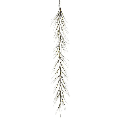 Yulemere 120 LED Lighted Wire Wrapped Twig Branch Garland detail view 4