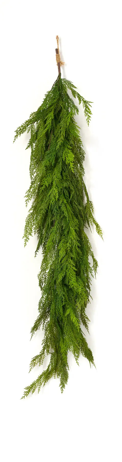 Yulemere Draping Real Touch Lebanon Cedar Christmas Garland detail view 4