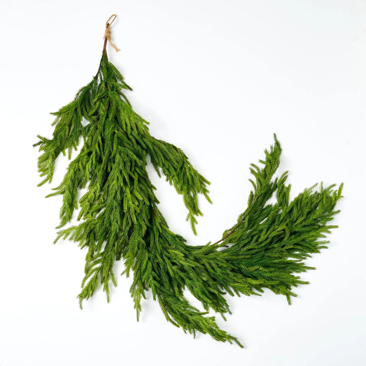 Yulemere Draping Real Touch Norfolk Pine Christmas Garland detail view 2