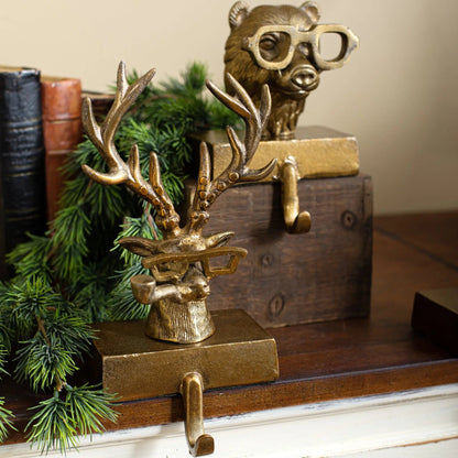 Yulemere Bronzed Aluminum Stocking Holders detail view 15