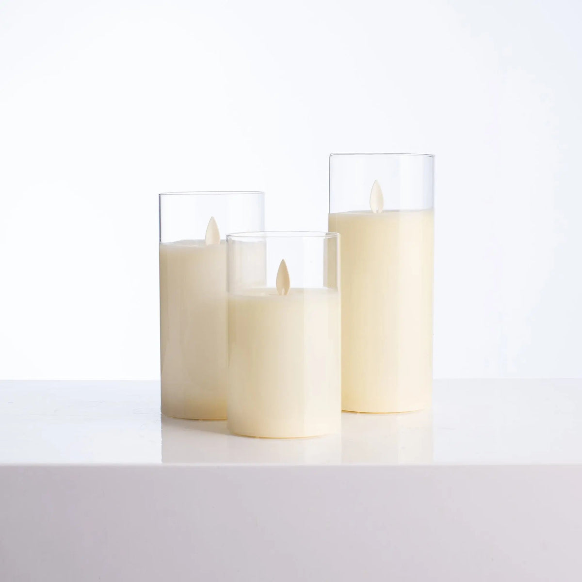 Yulemere Rechargeable Moving Flameless LED Glass Candle detail view 2