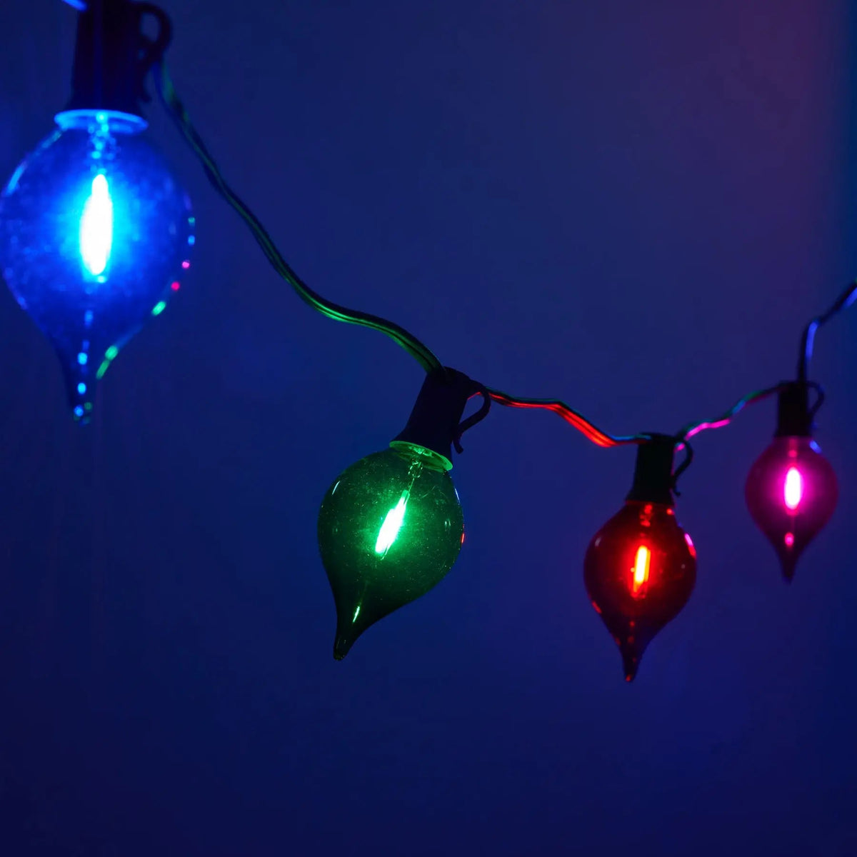 Yulemere Retro Multi Color LED Bulb Light Strand Christmas Garland detail view 4