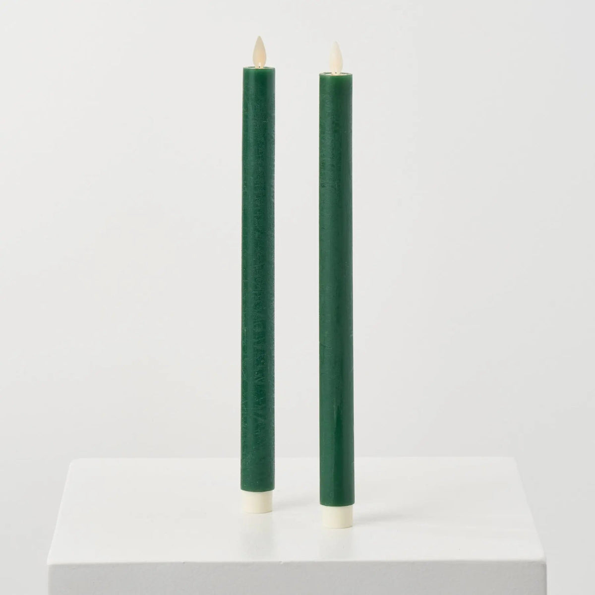 Yulemere Moving Flameless LED Green 14 Inch Taper Candles detail view 3
