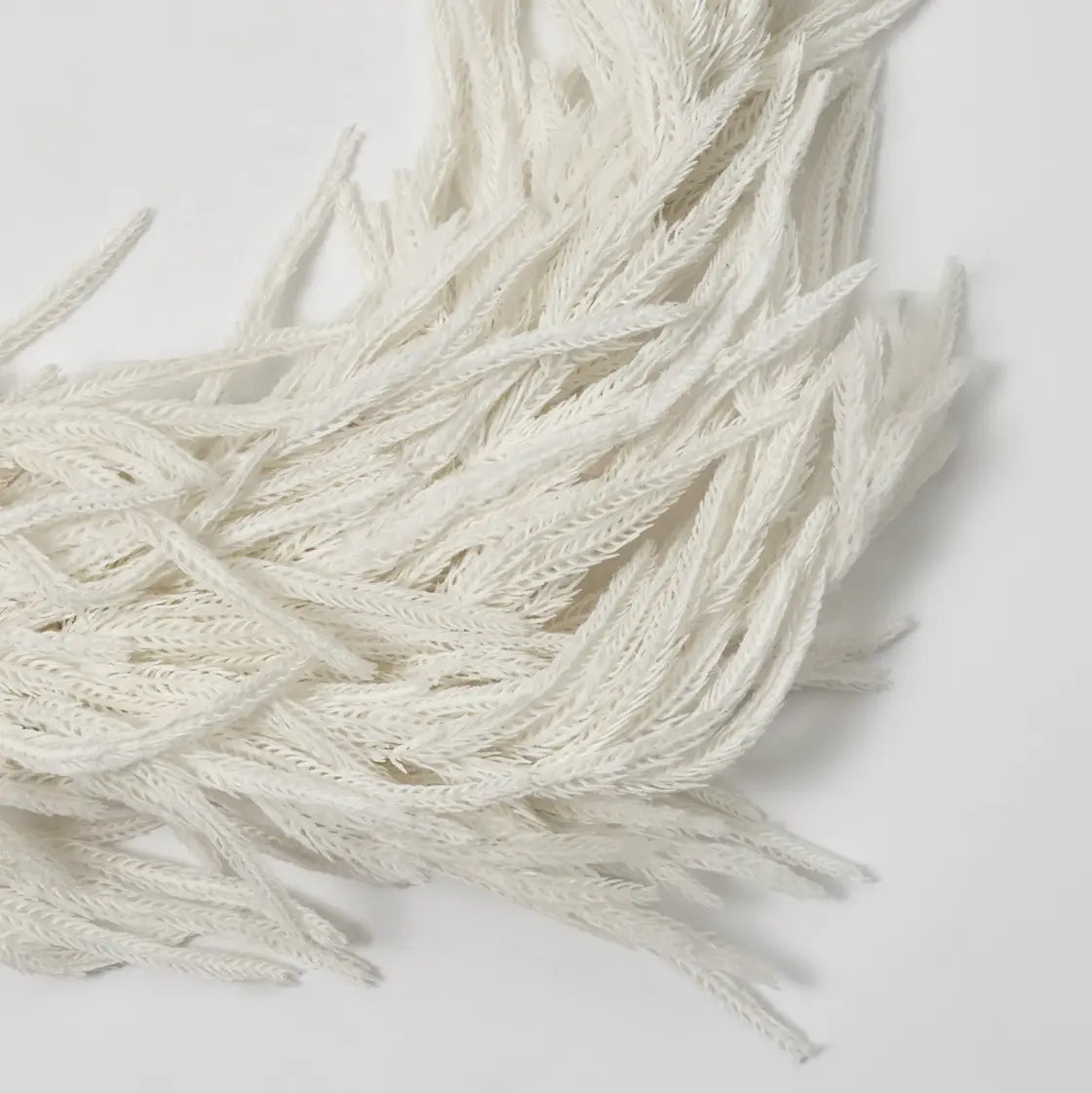 Yulemere Real Touch White Norfolk Christmas Garland overall view