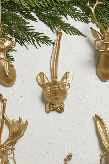 Yulemere Hanging Louie Christmas Ornament detail view 2