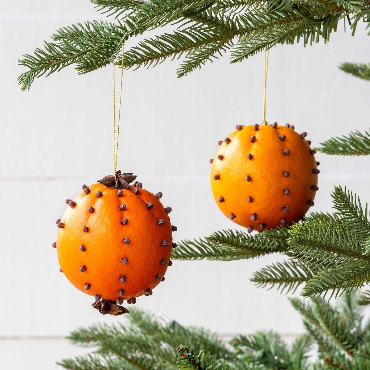 Yulemere Star Anise Clove Palmadores Orange Christmas Ornament overall view